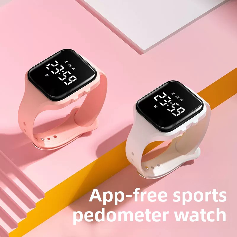 Kids LED Digital Silent Vibrat - Running Watch ulasan dan harga