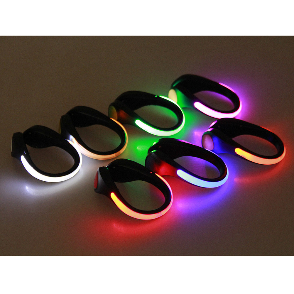 1Pcs LED Shoe Clip Green Light - Running Visibility Gear ulasan dan harga