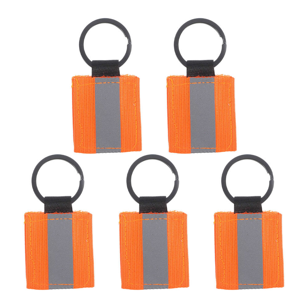 5Pcs Reflective Keychain Tags  - Running Visibility Gear ulasan dan harga