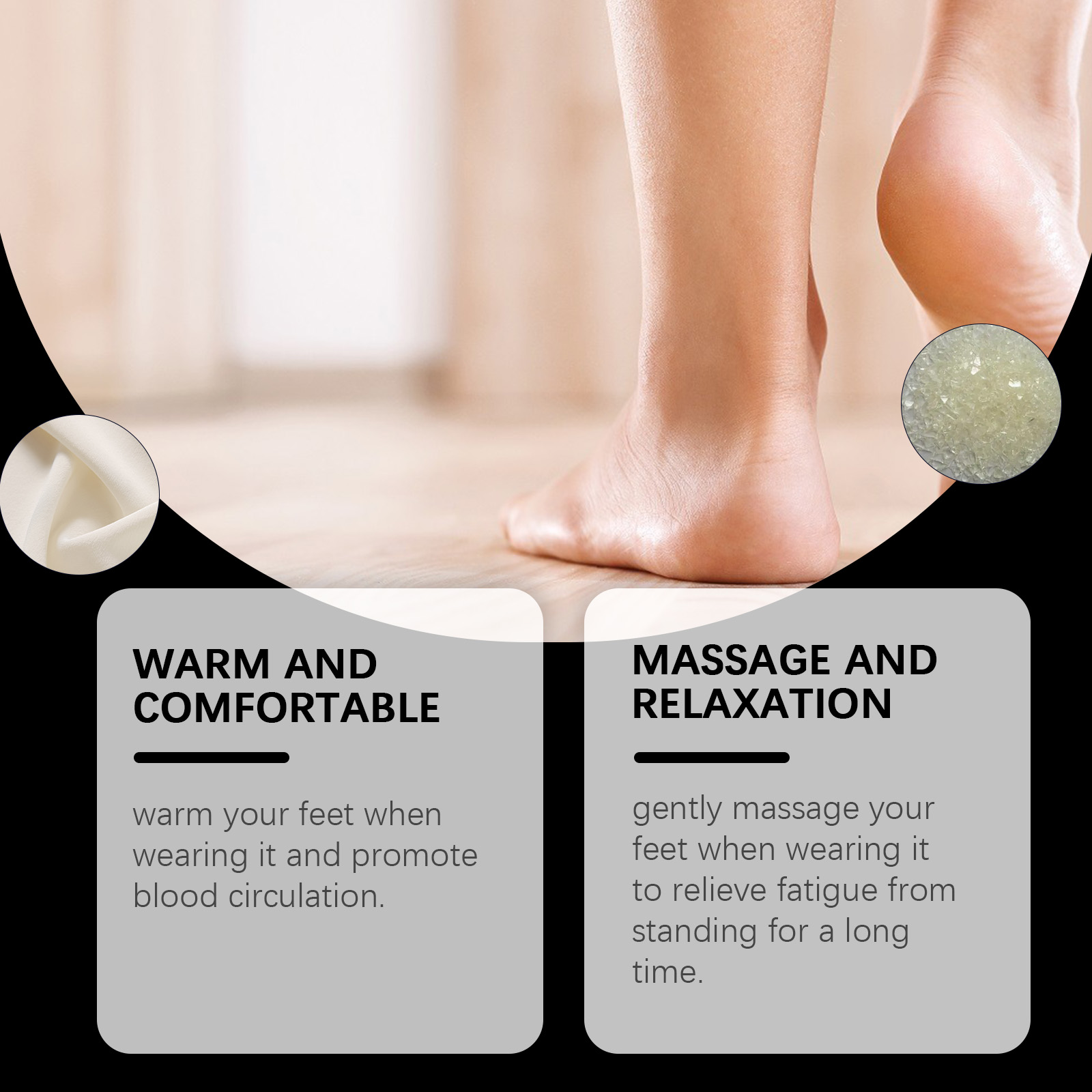 Self-Heating Foot Socks, Skin- - Sports Socks ulasan dan harga