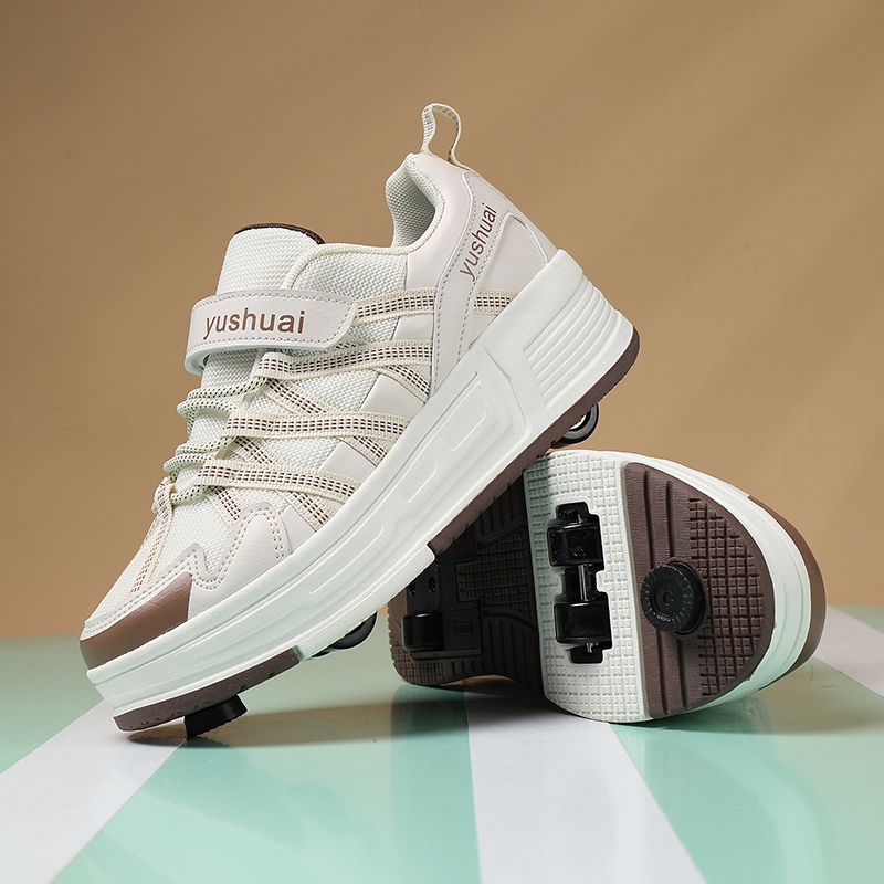 Four-Wheeled Automatic Retract - Running Shoes Men ulasan dan harga