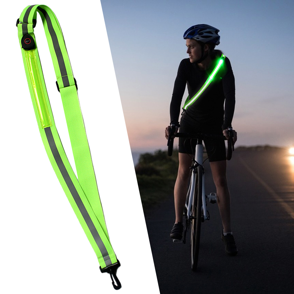 USB Rechargeable Cycling Refle - Running Visibility Gear ulasan dan harga