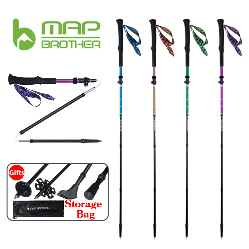MAP BROTHER M3030 Lightweight  - Trekking Pole Carbon ulasan dan harga