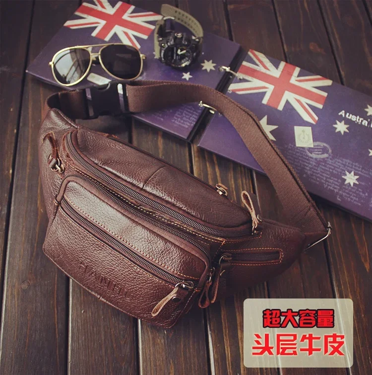 Genuine Cowhide Leather Waist  - Running Belt ulasan dan harga