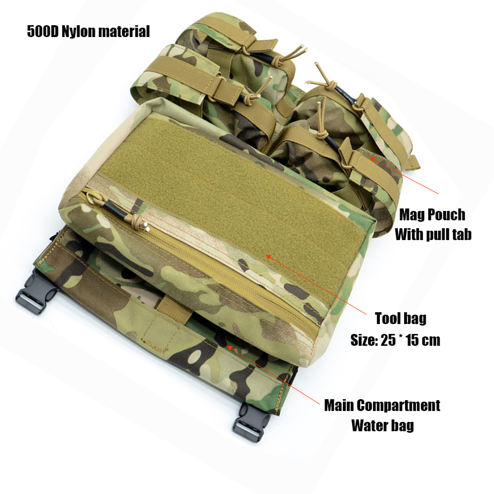 Tactical Vest Backpack Back Pa - Hydration Vest ulasan dan harga