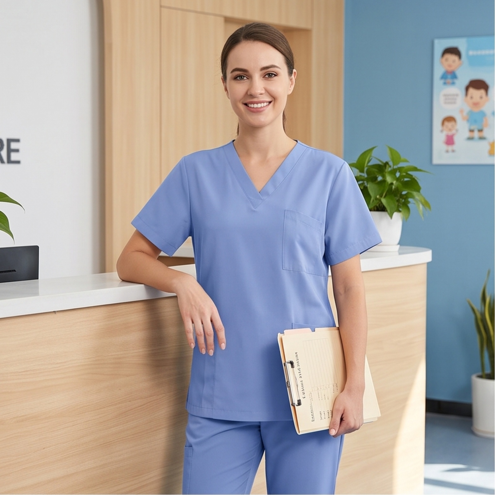 Comfortable Scrubs Uniform Med - Joggers Pants ulasan dan harga