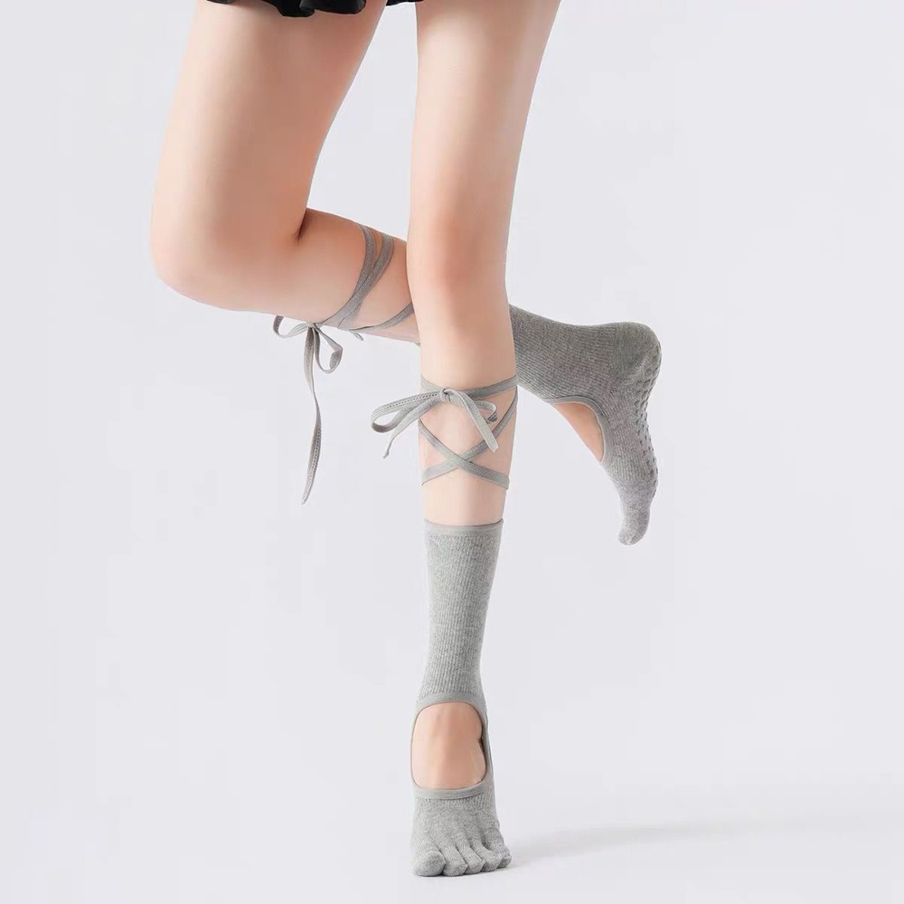 Lace-up Ballet Yoga Socks Wome - Sports Socks ulasan dan harga