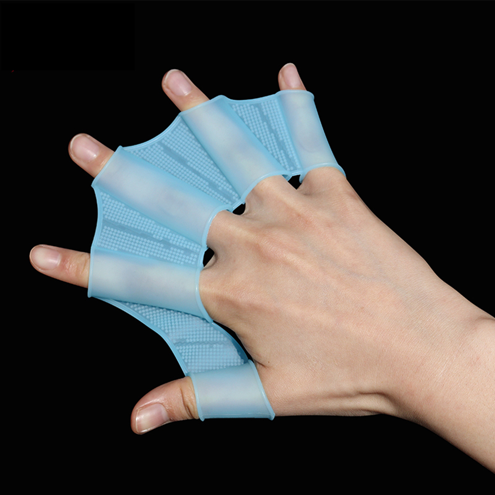 Silicone Swim Fins Hand Paddle - Running Gear Kids ulasan dan harga