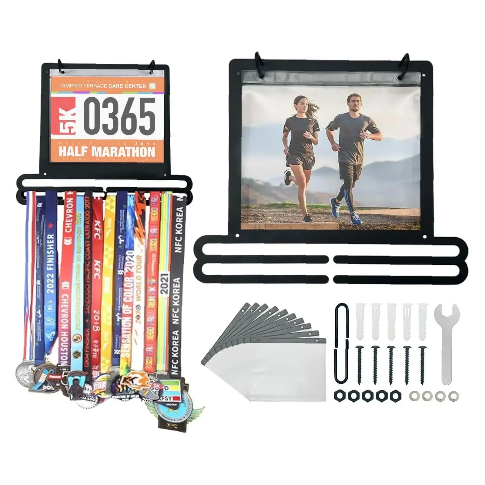 Race Medal and Bib Display Med - Race Bib ulasan dan harga