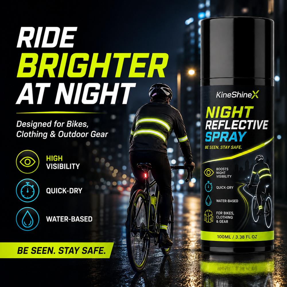 100ml Night Reflective Spray H - Running Visibility Gear ulasan dan harga