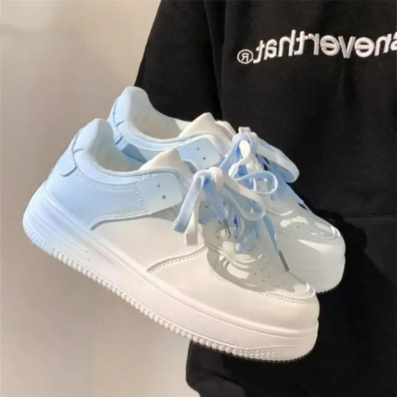 New Women Gradient White Sneak - Running Shoes Women ulasan dan harga