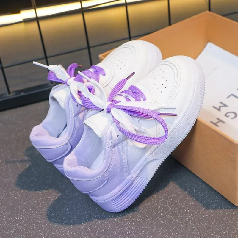 New Women Gradient White Sneak - Running Shoes Women ulasan dan harga