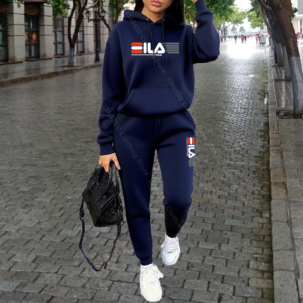 Women 2Pcs Urban Tracksuit Hig - Joggers Pants ulasan dan harga
